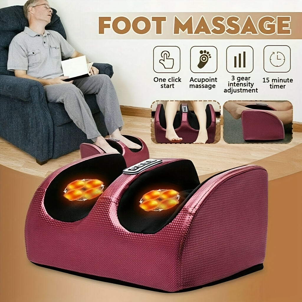 Multifunctional Foot & Leg Massager – Acupressure & Heat