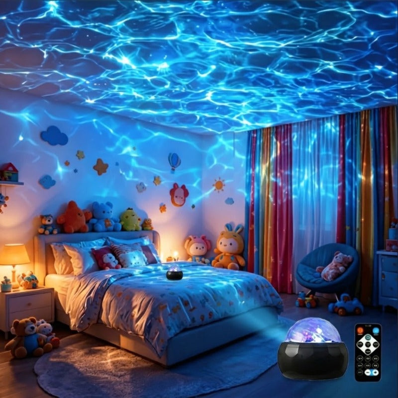 Aurora LED Projection Lamp – Dynamic RGB Ambient Light