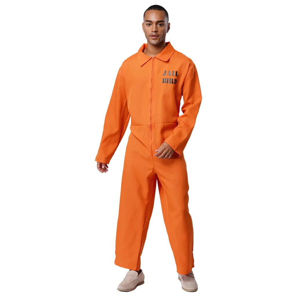 Lockdown™ Prisoner Costume – Orange Inmate Jumpsuit