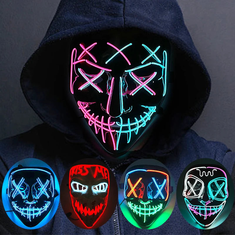 NeonPurge™ — Wireless LED Glow Mask
