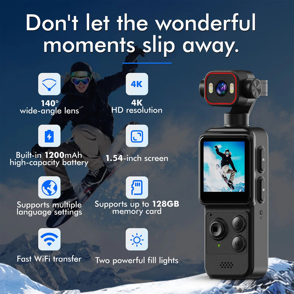 Dexter PocketVision™ 4K – Smart Mini Camera