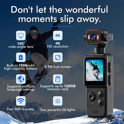 Dexter PocketVision™ 4K – Smart Mini Camera