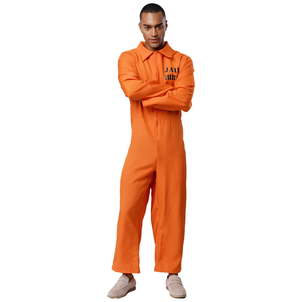 Lockdown™ Prisoner Costume – Orange Inmate Jumpsuit